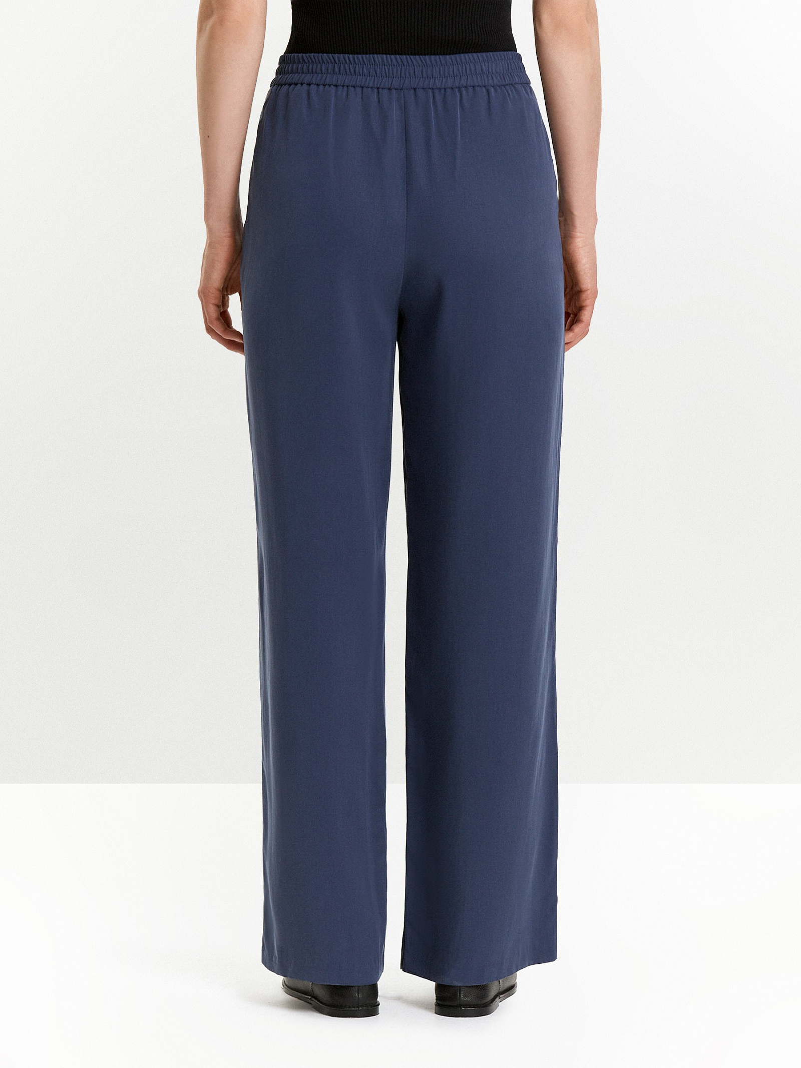 Брюки на резинке из 100% тенсела